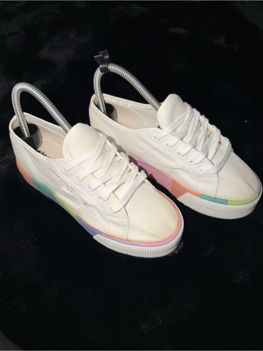 Superga 2790 Cotmultifox Rainbow Platform Sneakers